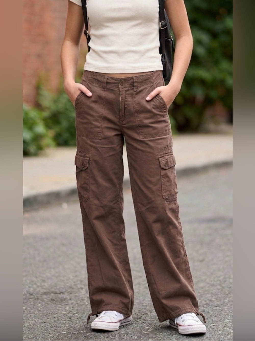S.O.N.G. Wide Leg Cargo Pants